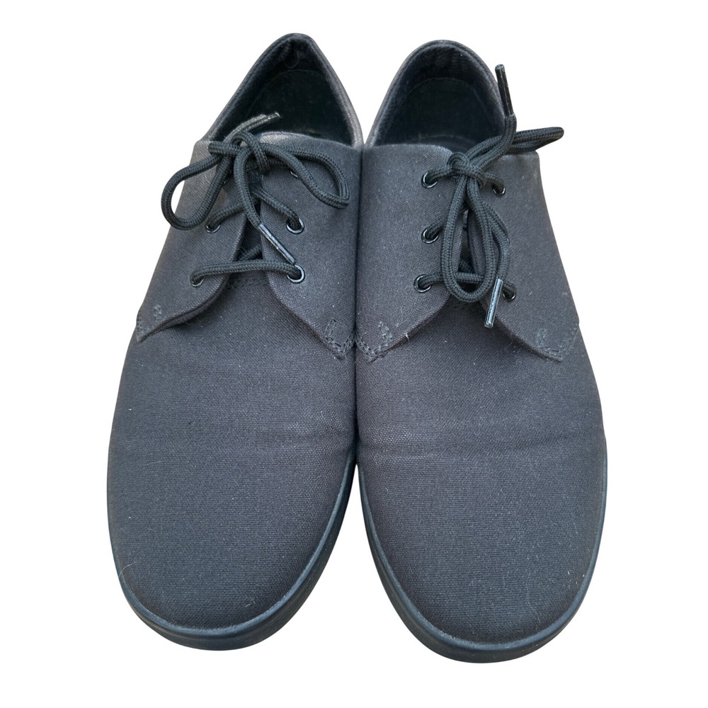 Dr. Martens Cairo Lo Mens Black Canvas Low Top Shoes SoftWair Size 12 US M AW004